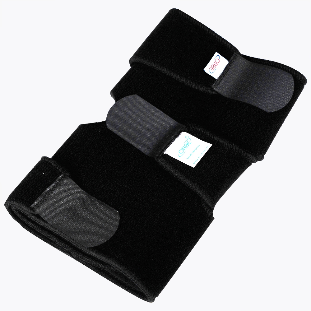 Hình ảnh Băng thun gối H1 màu đen size S/M Orbe hỗ trợ vận động khi chơi thể thao