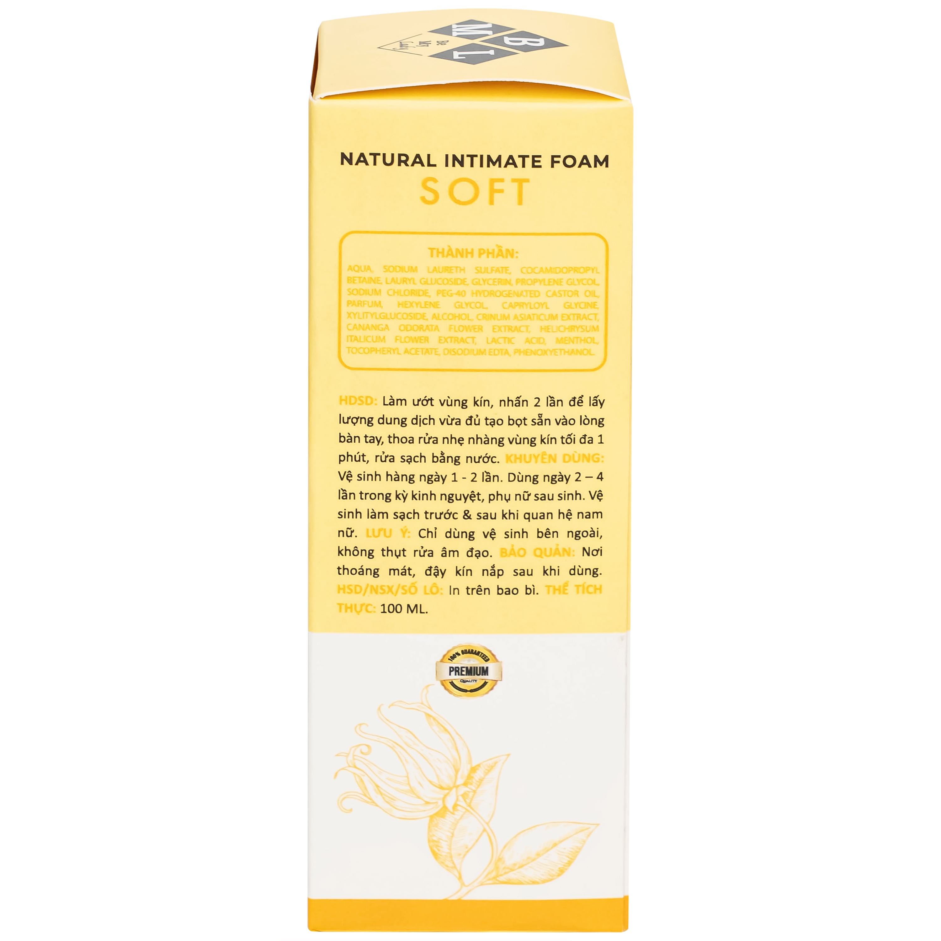 Hình ảnh Dung dịch vệ sinh phụ nữ dạng bọt Daily Lady Soft giúp làm sạch, dưỡng ẩm, mềm mịn (100ml)