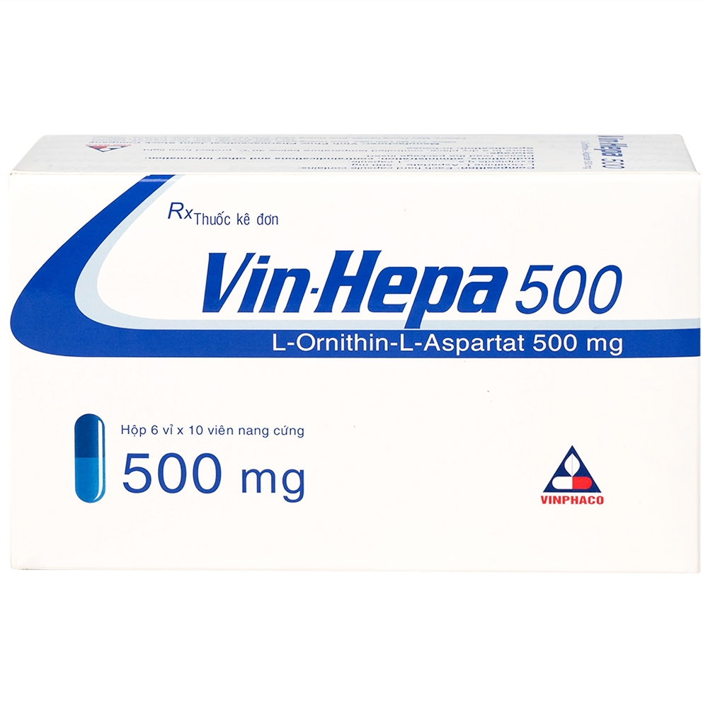 Hình ảnh Thuốc Vin-Hepa 500 Vinphaco điều trị các bệnh lý ở gan (6 vỉ x 10 viên)