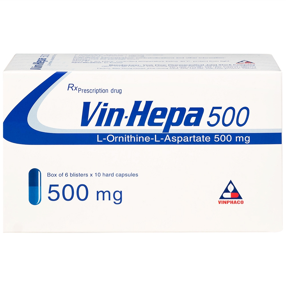 Hình ảnh Thuốc Vin-Hepa 500 Vinphaco điều trị các bệnh lý ở gan (6 vỉ x 10 viên)