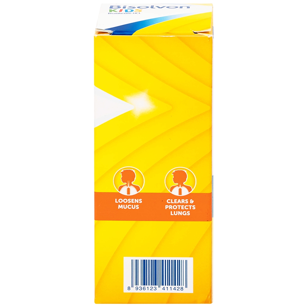 Hình ảnh Siro Bisolvon Kids Boehringer làm loãng đờm trong các bệnh phế quản phổi cấp và mạn tính (60ml)