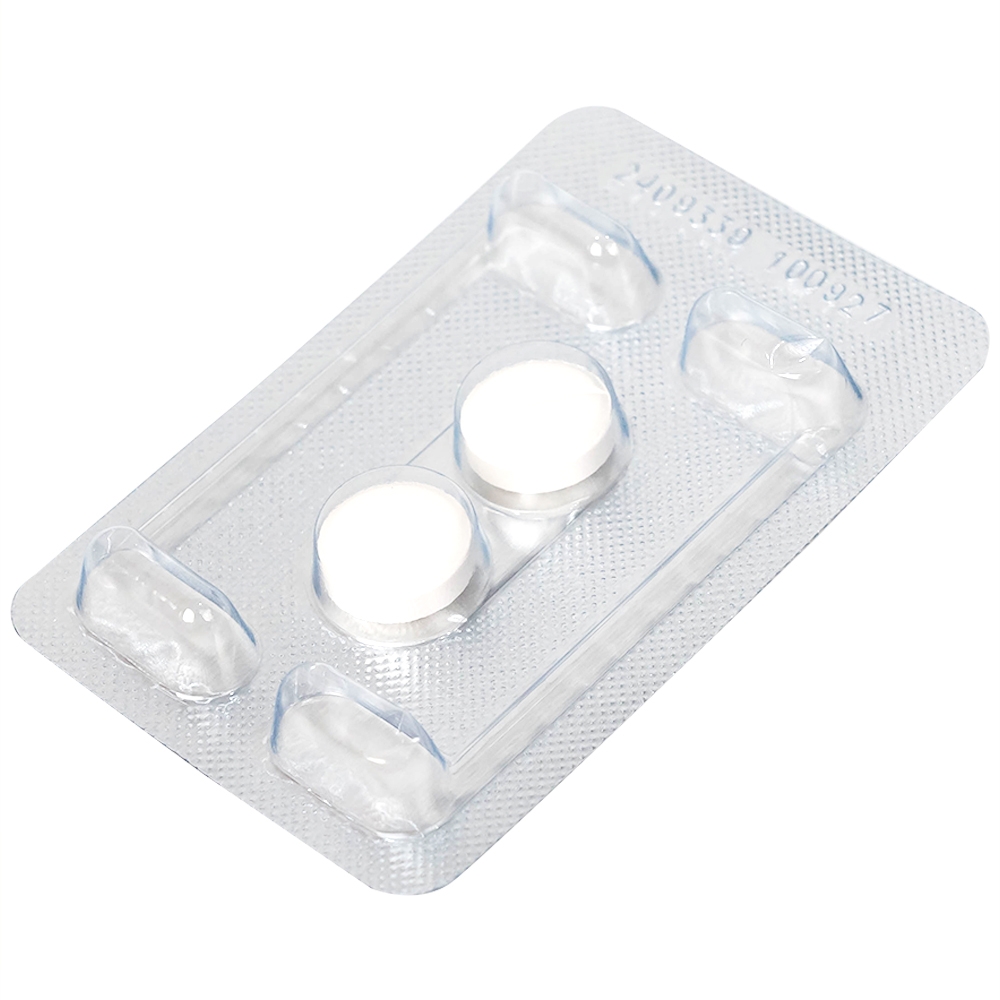 Hình ảnh Thuốc SaVi Albendazol 200 điều trị nhiễm ấu trùng sán lợn có tổn thương não (1 vỉ x 2 viên)