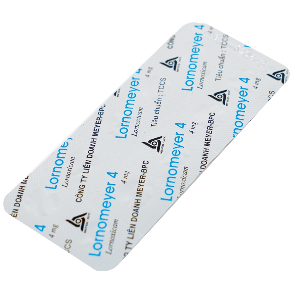 Hình ảnh Thuốc Lornomeyer 4 Meyer giảm đau, kháng viêm xương khớp (3 vỉ x 10 viên)