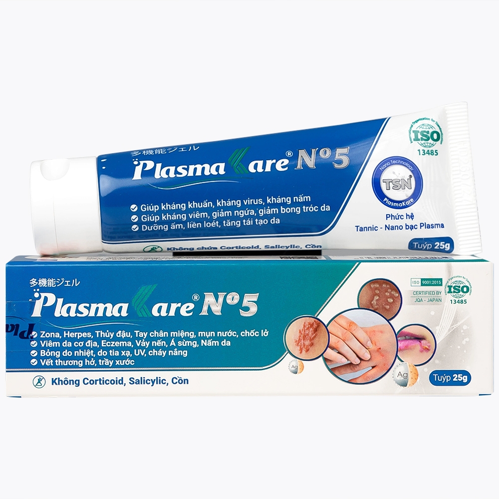 Hình ảnh Kem bôi da Plasmakare Nº5 Innocare 25g hỗ trợ điều trị Zona, Herpes, thủy đậu, tay chân miệng