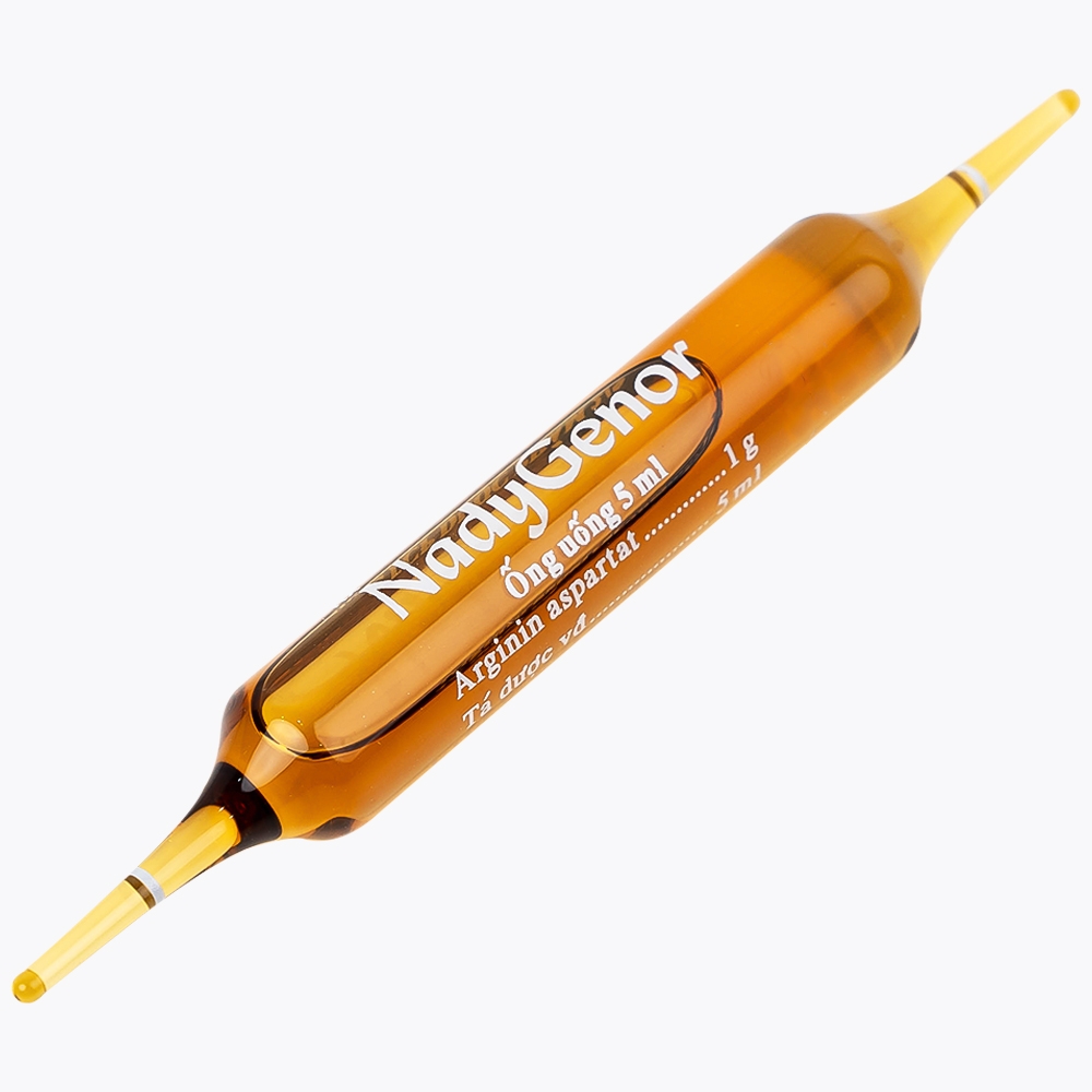 Hình ảnh Thuốc NadyGenor 5ml Nadyphar điều trị duy trì tăng amoniac máu (20 ống)