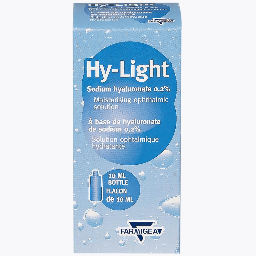 Hình ảnh Nước mắt nhân tạo Hy-Light 10ml Farmigea giữ ẩm và bảo vệ mắt giảm tình trạng kích ứng, khô, đỏ