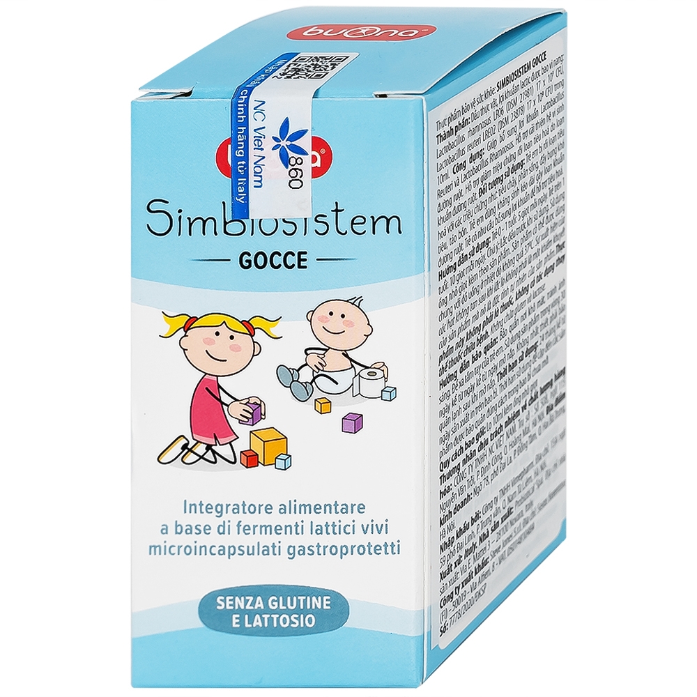 Hình ảnh Dung dịch Simbiosistem Gocce 10ml Buona bổ sung lợi khuẩn đường ruột