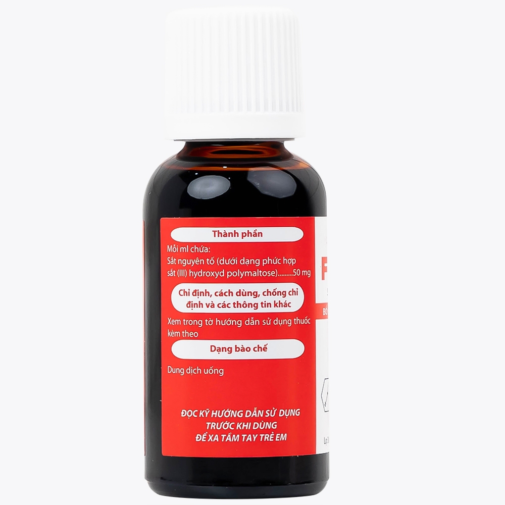 Hình ảnh Dung dịch uống Femalto 30ml CPC1HN bổ sung sắt hữu cơ dạng lỏng