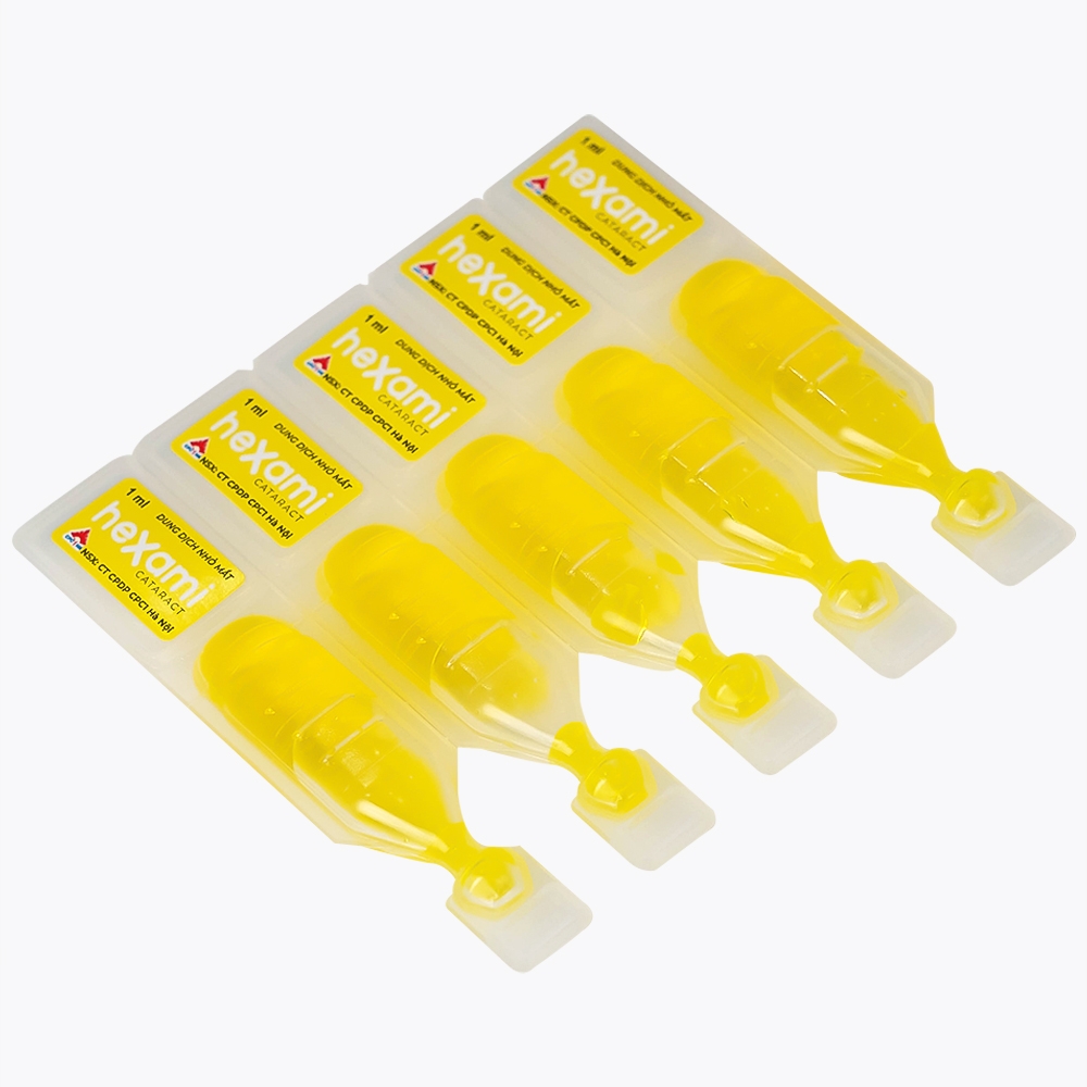 Hình ảnh Dung dịch nhỏ mắt Hexami Cataract CPC1HN cải thiện và dự phòng tình trạng đục thủy tinh thể (20 ống)