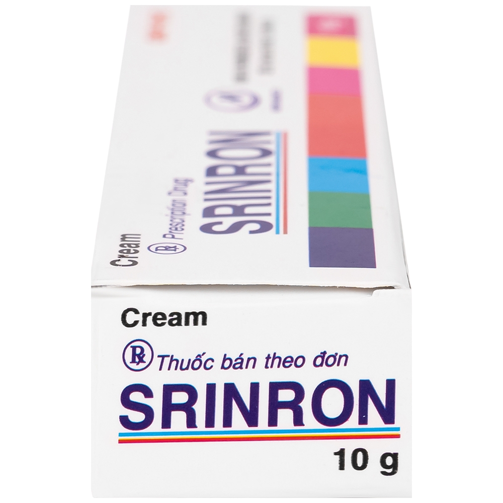 Hình ảnh Kem bôi da Srinron 10g Mipharmco điều trị các bệnh về da do nhiễm khuẩn hoặc nấm, bệnh da hỗn hợp