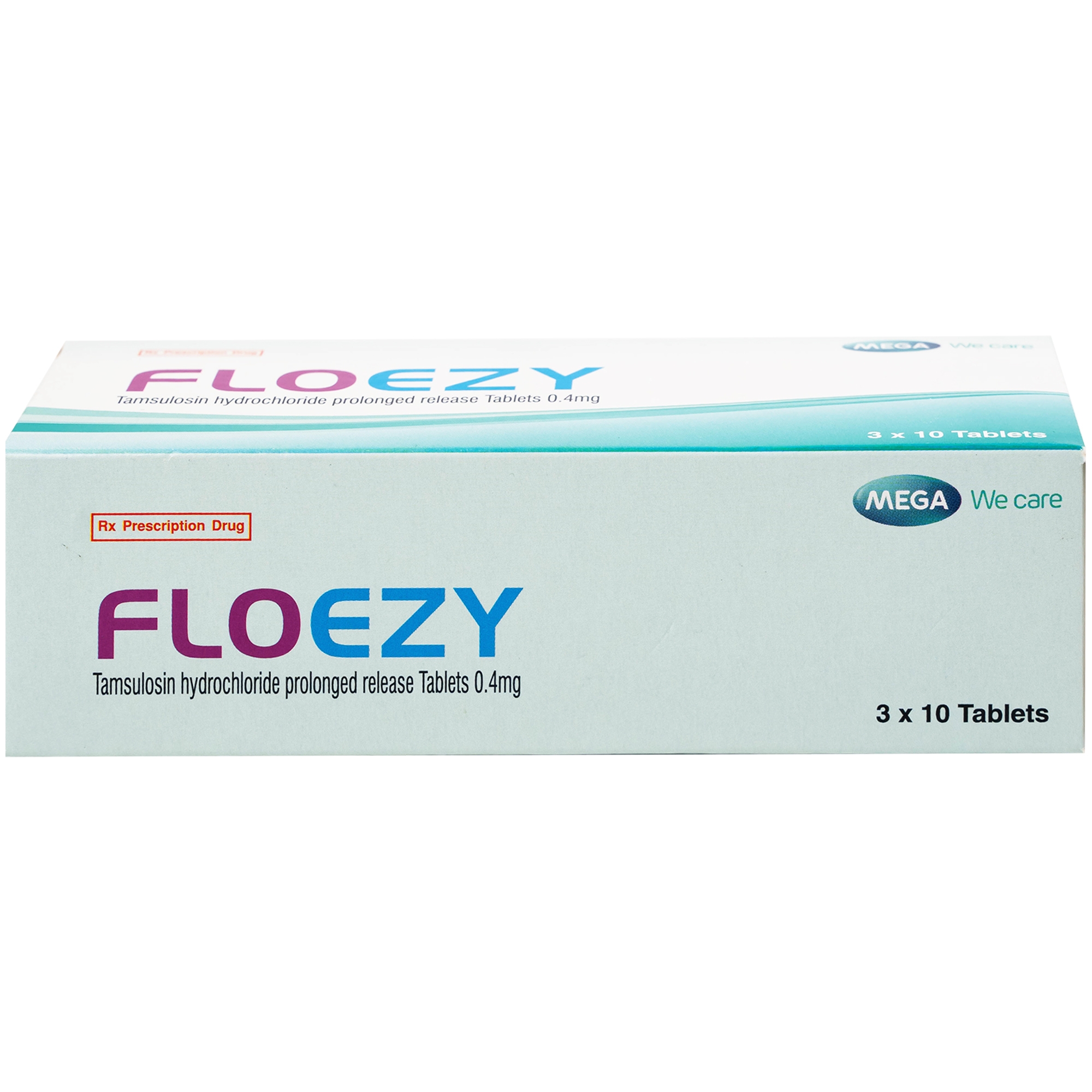 Hình ảnh Thuốc Floezy 0.4mg MEGA We care điều trị triệu chứng của đường tiểu dưới (3 vỉ x 10 viên)