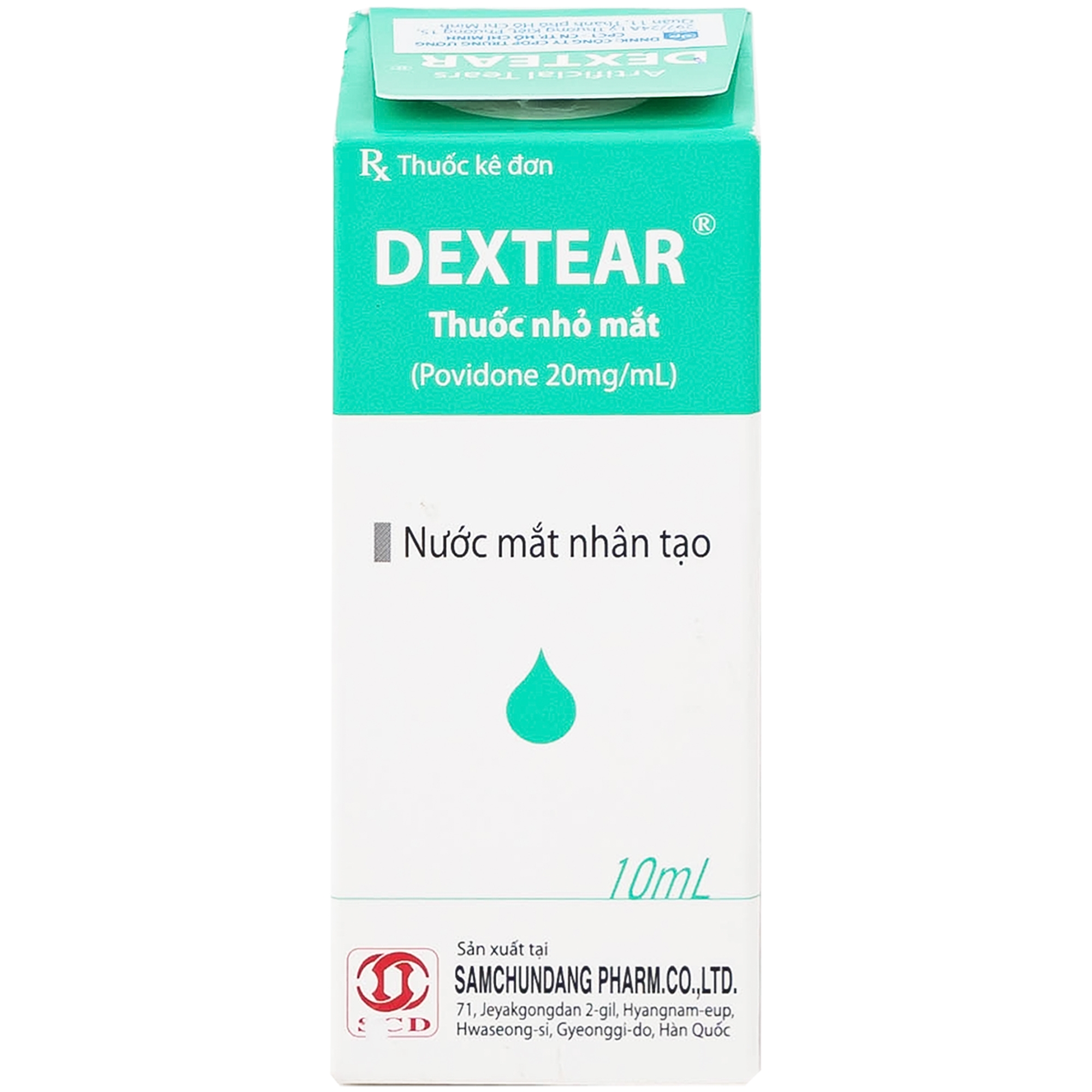 Hình ảnh Thuốc nhỏ mắt Dextear 20mg/ml Samchundang Pharm điều trị triệu chứng khô mắt (10ml)