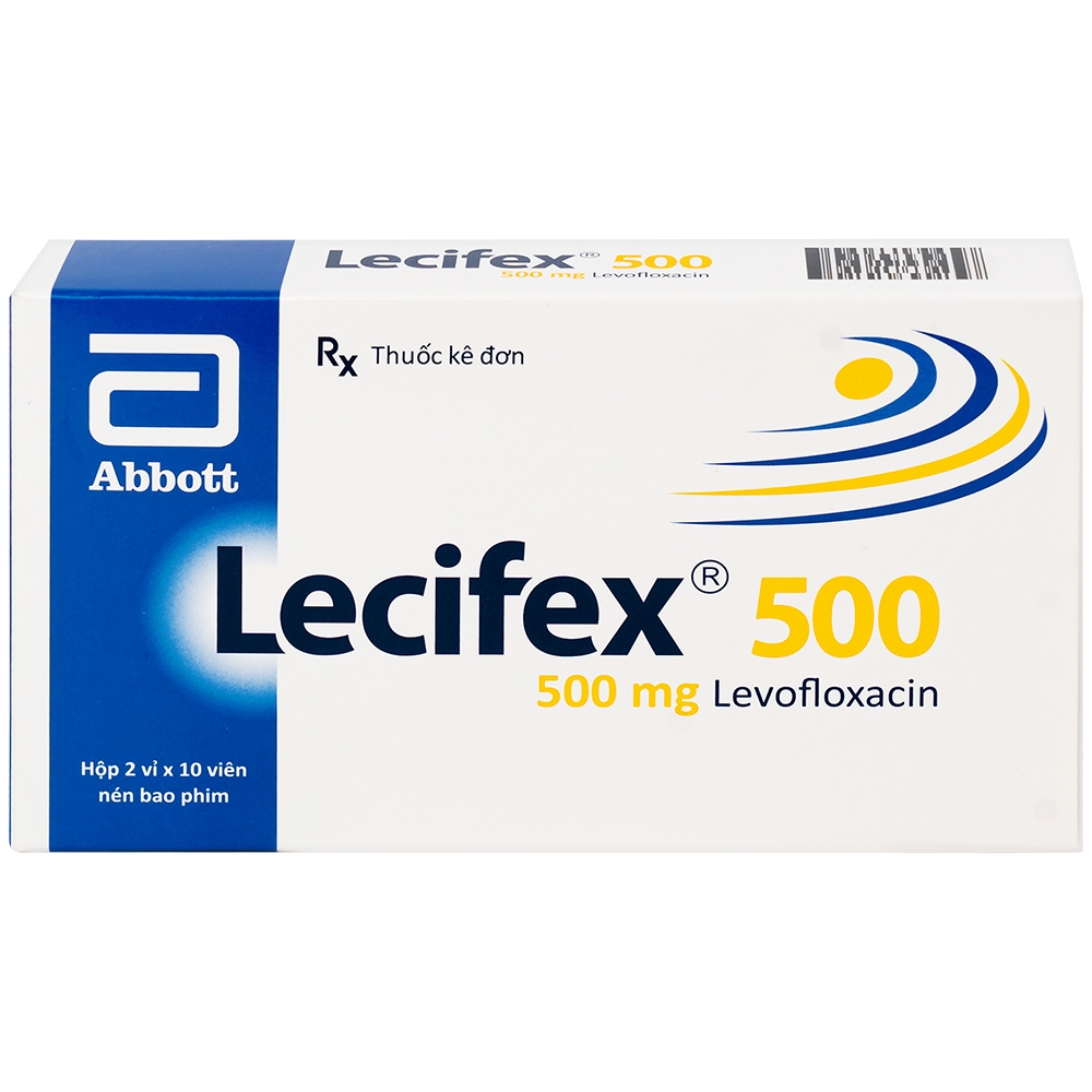 Hình ảnh Thuốc Lecifex 500mg Abbott điều trị nhiễm khuẩn nhẹ, vừa và nặng (2 vỉ x 10 viên)