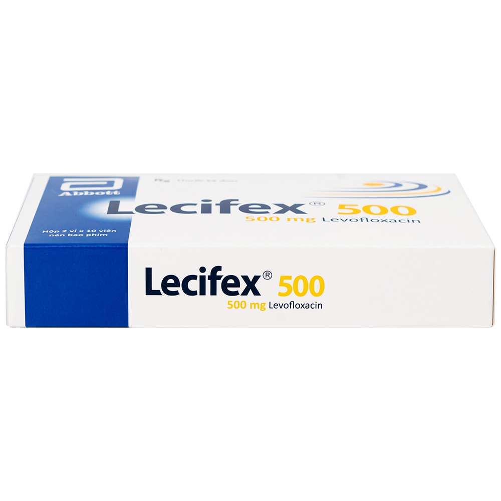Hình ảnh Thuốc Lecifex 500mg Abbott điều trị nhiễm khuẩn nhẹ, vừa và nặng (2 vỉ x 10 viên)