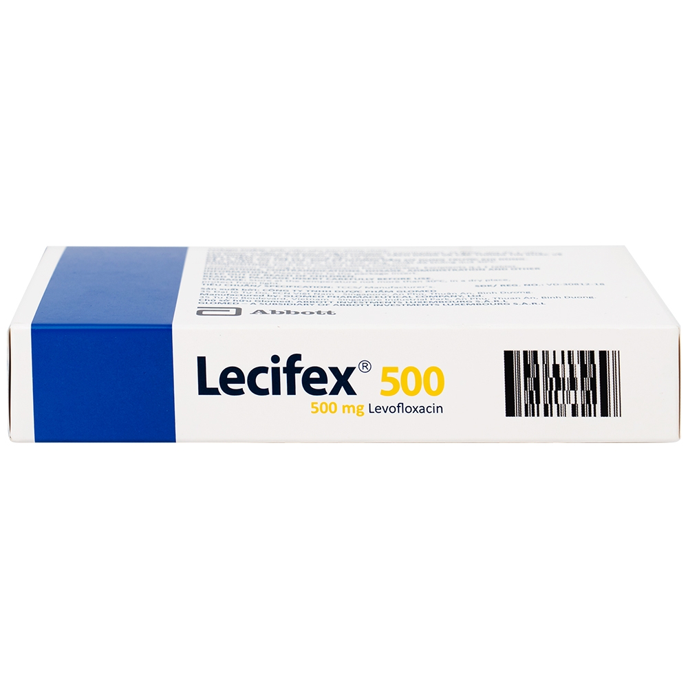 Hình ảnh Thuốc Lecifex 500mg Abbott điều trị nhiễm khuẩn nhẹ, vừa và nặng (2 vỉ x 10 viên)