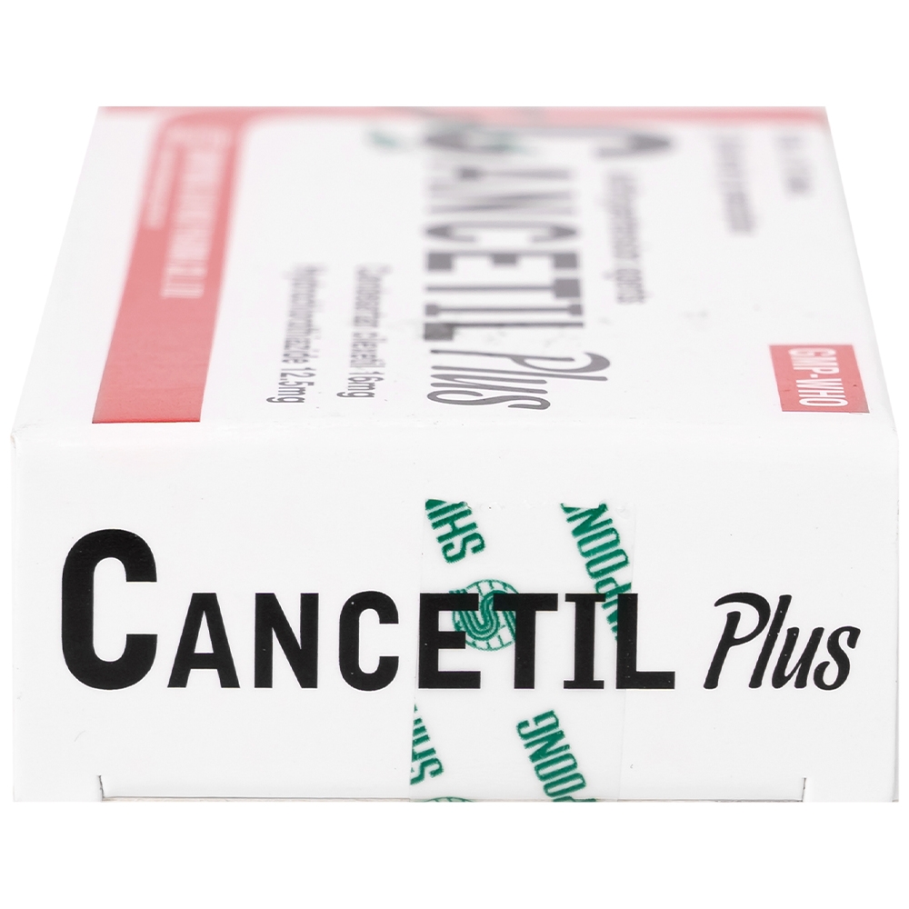 Hình ảnh Thuốc hạ huyết áp Cancetil Plus Shinpoong Deawoo điều trị tăng huyết áp (3 vỉ x 10 viên)