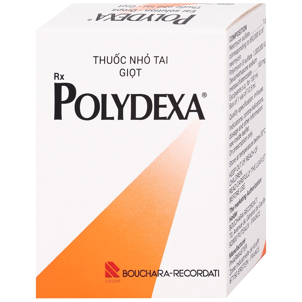 Hình ảnh Thuốc Polydexa Bouchara điều trị viêm tai ngoài (10.5ml)