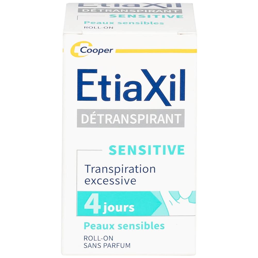 Hình ảnh Lăn khử mùi EtiaXil Detranspirant Aisselles Peaux Sensibles chống mùi đặc trị dành cho da nhạy cảm (15ml)