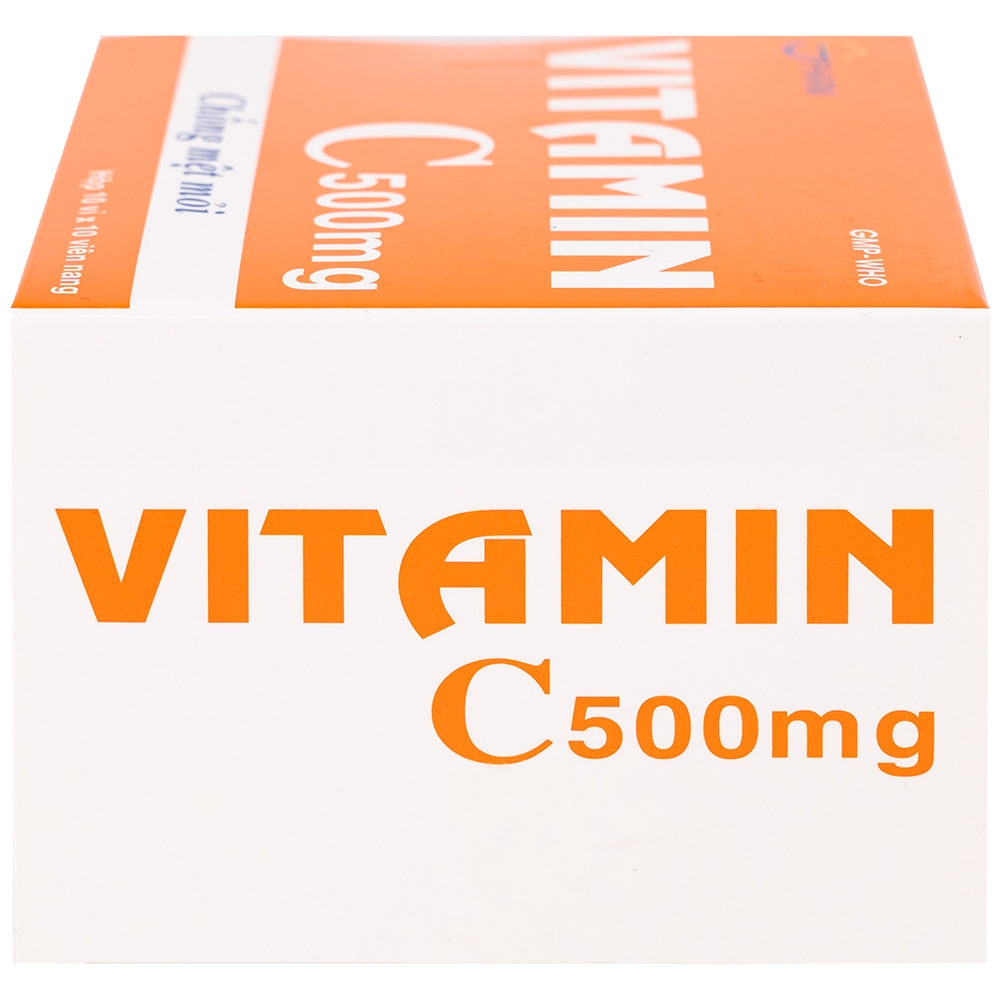 Hình ảnh Thuốc Vitamin C 500mg SPHARM phòng và trị thiếu vitamin C (10 vỉ x 10 viên)