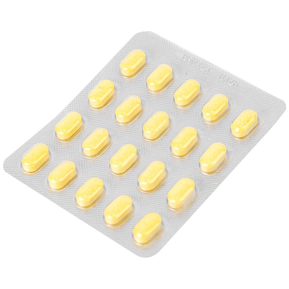 Hình ảnh Thuốc Chlorpheniramin 4mg Fourdiphar điều trị viêm mũi dị ứng, mày đay (10 vỉ x 20 viên)