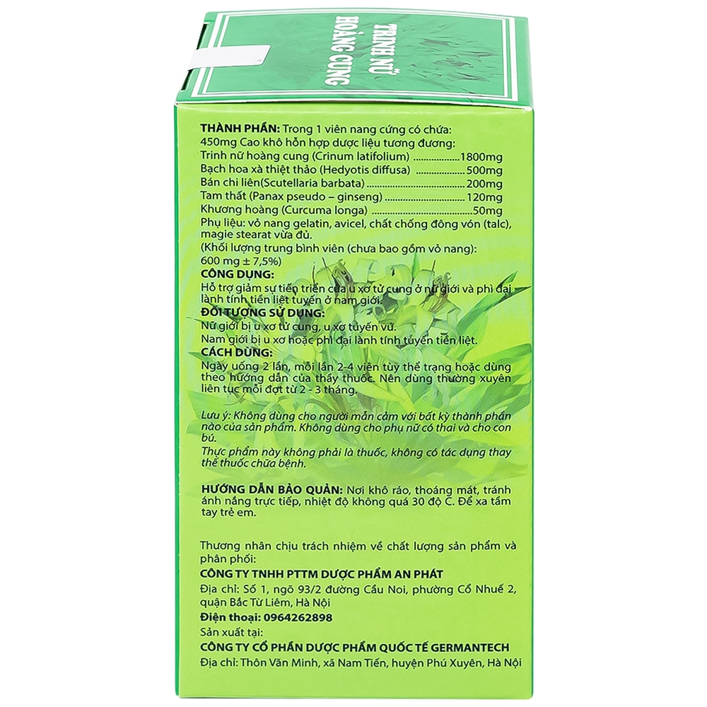 Hình ảnh Viên uống Trinh Nữ Hoàng Cung Dolexphar hỗ trợ giảm sự tiến triển của u xơ tử cung (60 viên)