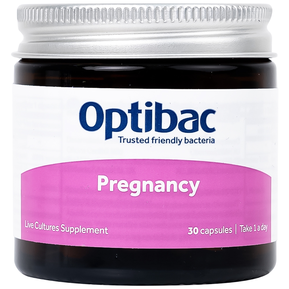 Hình ảnh Viên uống Optibac Pregnancy bổ sung lợi khuẩn cho đường ruột, hỗ trợ tiêu hóa (30 viên)