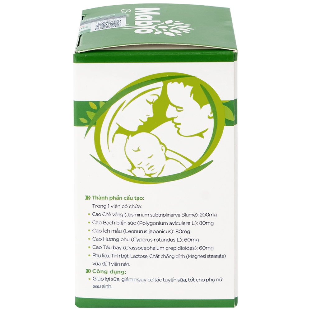 Hình ảnh Viên uống Mabio giúp lợi sữa, giảm nguy cơ tắc tuyến sữa (60 viên)