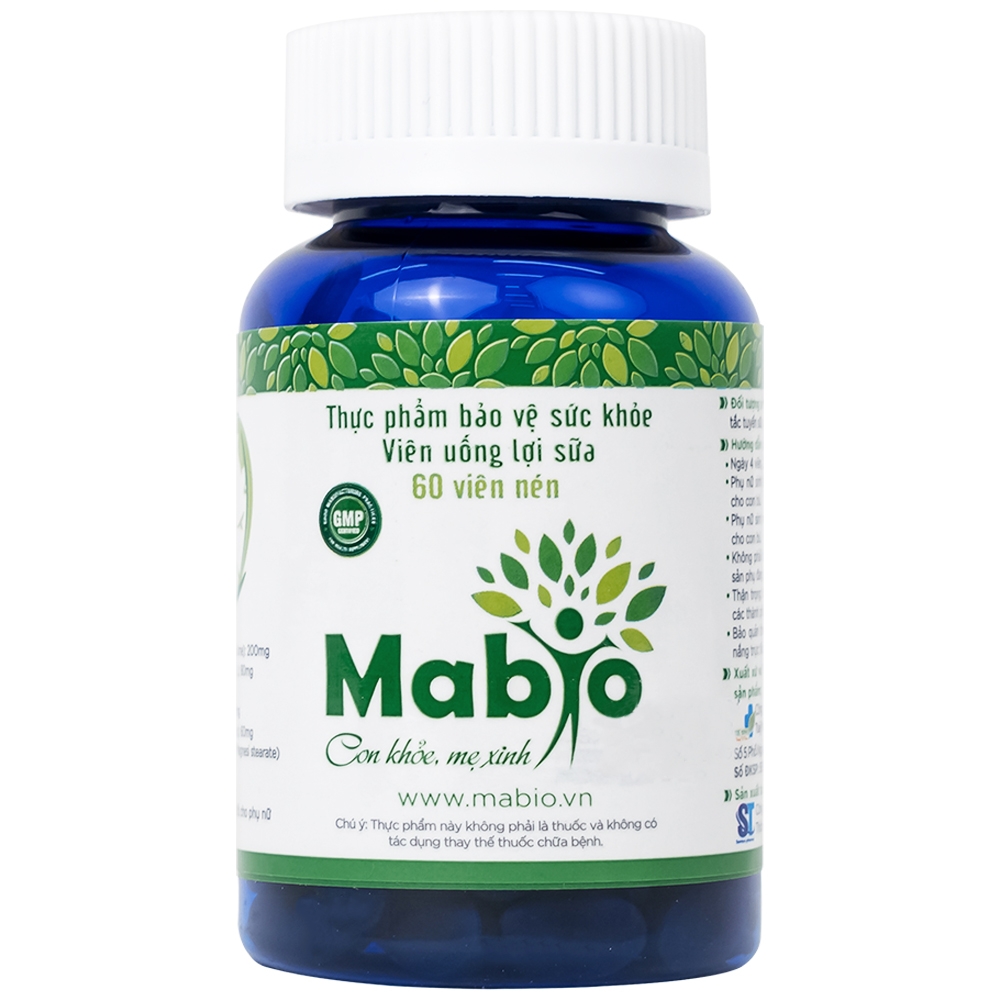 Hình ảnh Viên uống Mabio giúp lợi sữa, giảm nguy cơ tắc tuyến sữa (60 viên)