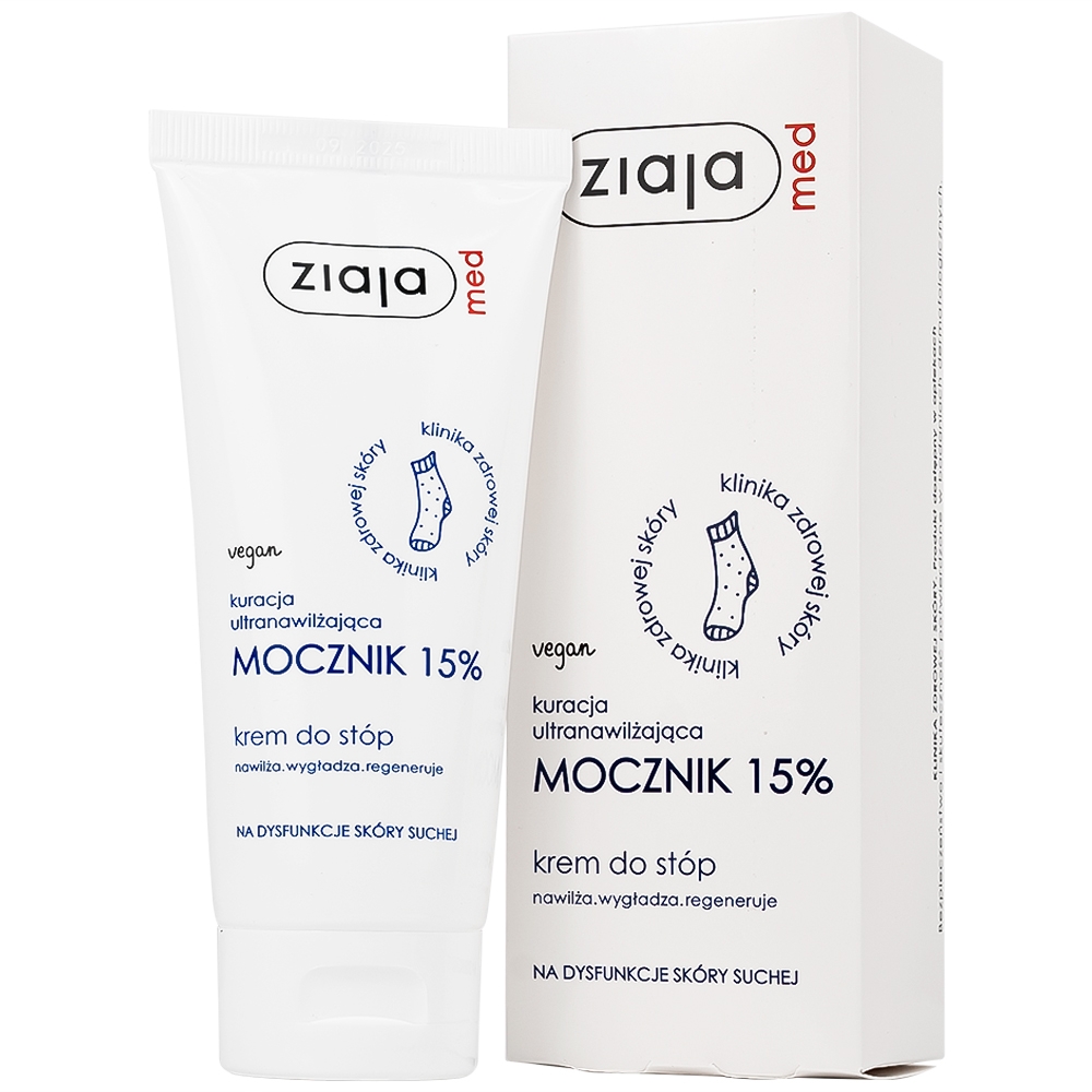 Hình ảnh Kem mềm da Ziaja Med Mocznik 15% làm mềm, dưỡng ẩm, chăm sóc da khô (100ml)