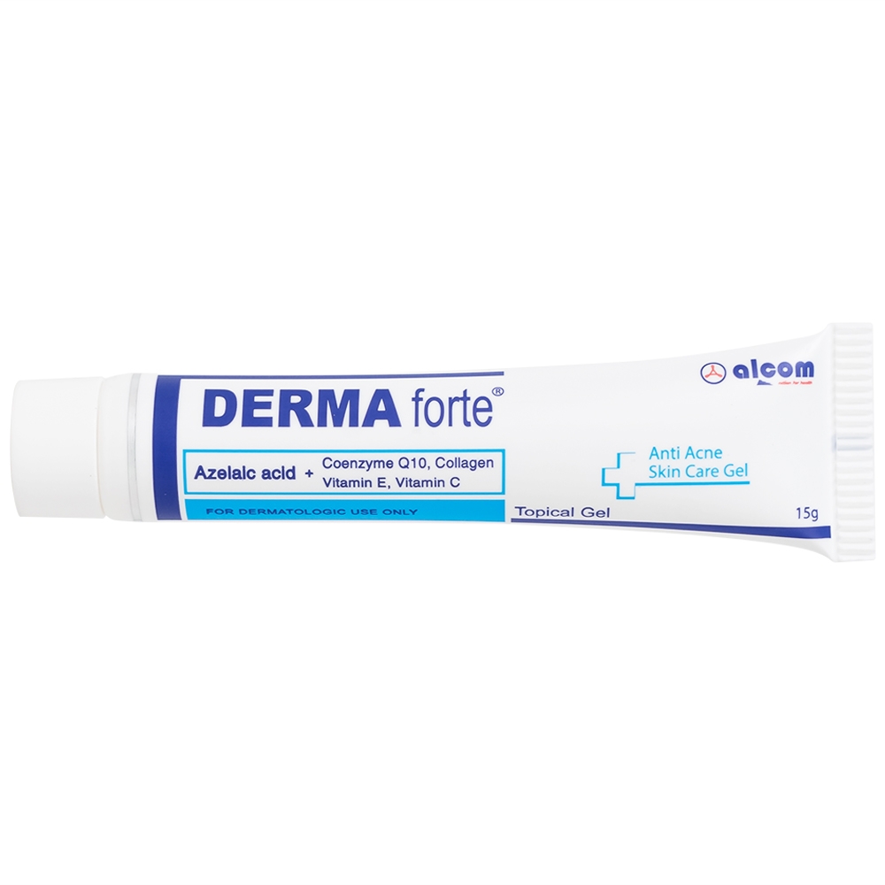 Hình ảnh Gel Derma Forte Gamma hỗ trợ làm mờ sẹo, ngừa vết thâm, ngừa tái phát mụn, sạch bã nhờn trên da (15g)