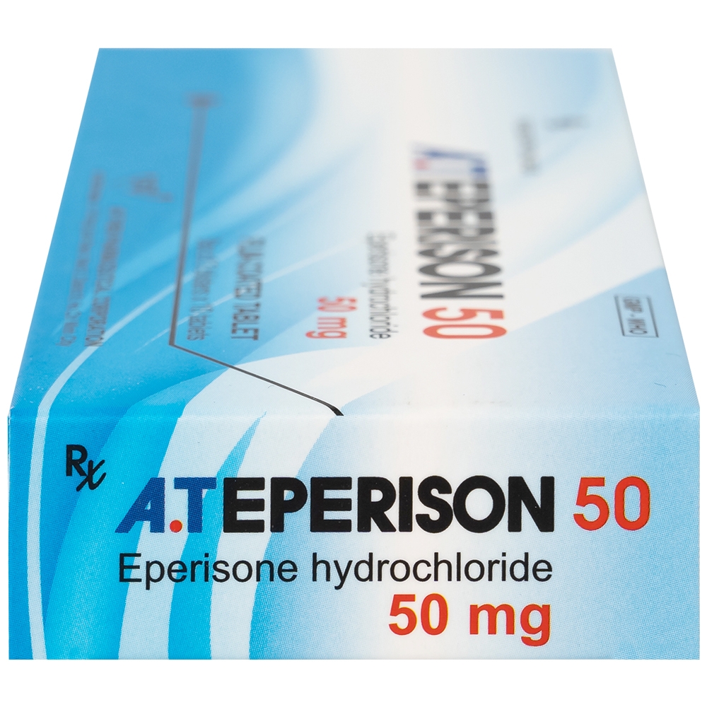 Hình ảnh Thuốc A.Teperison 50 An Thiên Pharma điều trị thoái hóa cột sống cổ, bệnh mạch máu não (3 vỉ x 10 viên)