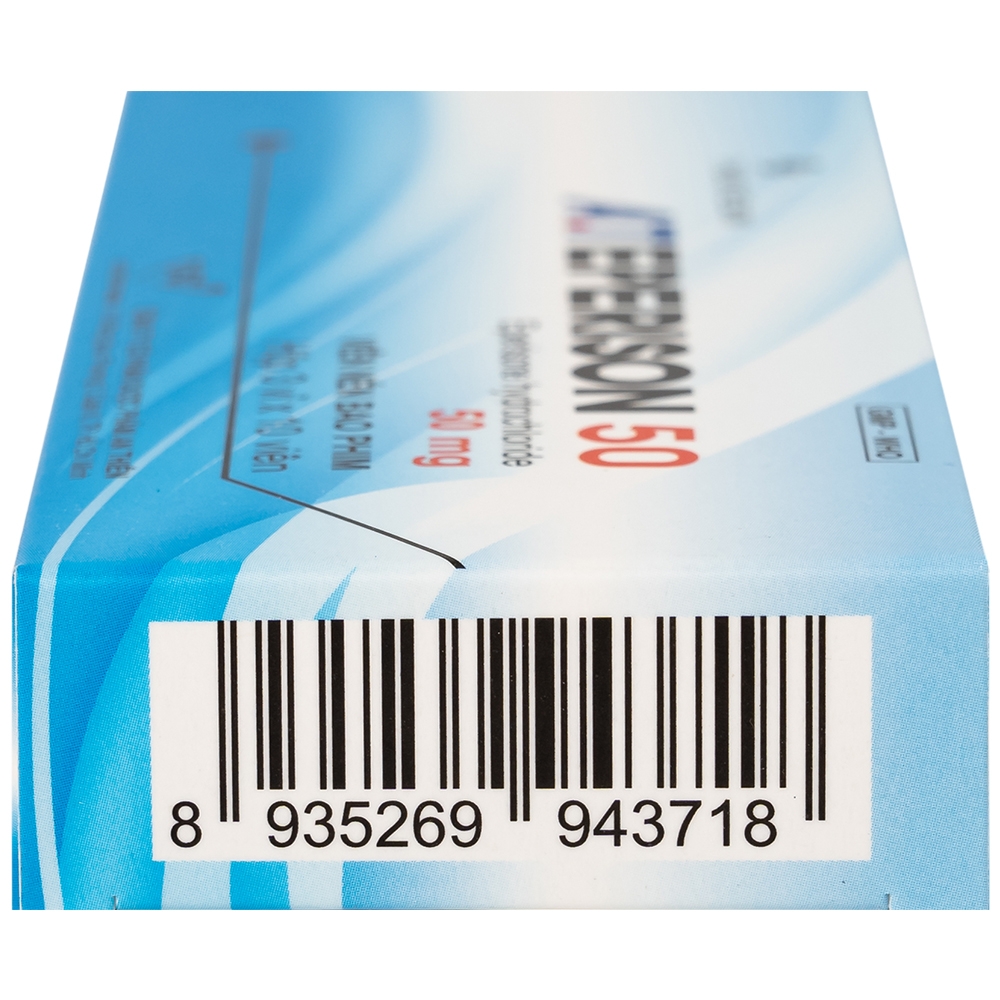 Hình ảnh Thuốc A.Teperison 50 An Thiên Pharma điều trị thoái hóa cột sống cổ, bệnh mạch máu não (3 vỉ x 10 viên)