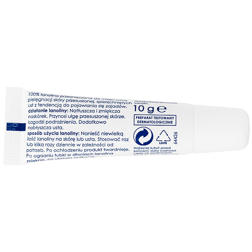 Hình ảnh Sáp Lanolina Kosmetyczna Ziaja làm dịu phát ban, kích ứng do bị tổn thương cho da và niêm mạc (10g)