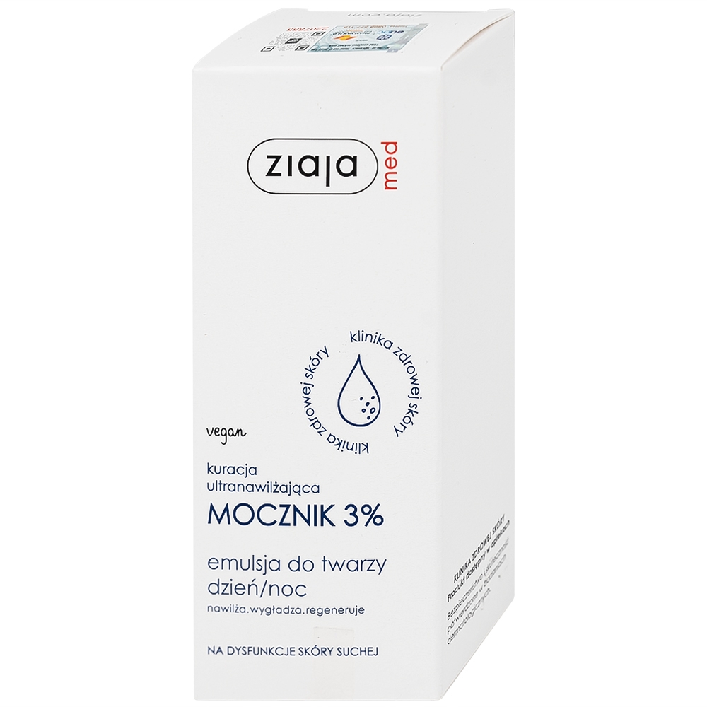 Hình ảnh Nhũ tương mềm da 3% Urê Ziaja Med Mocznik 3% làm mềm, dưỡng ẩm, giảm khô da (50ml)