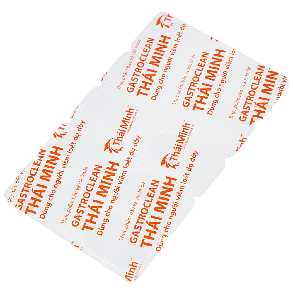 Hình ảnh Viên nang cứng Gastroclean Thái Minh dùng cho người viêm loét dạ dày (2 vỉ x 10 viên)