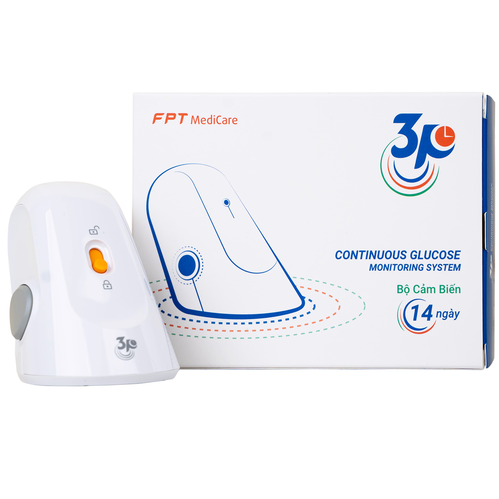 Hình ảnh Bộ cảm biến máy đo đường huyết liên tục 3P cho bệnh nhân mắc bệnh tiểu đường