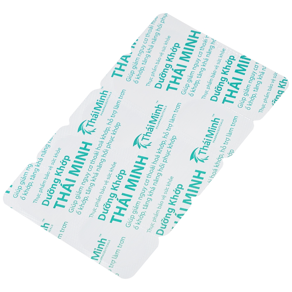 Hình ảnh Viên nang cứng Dưỡng khớp Thái Minh giúp giảm nguy cơ thoái hóa khớp (2 vỉ x 10 viên)