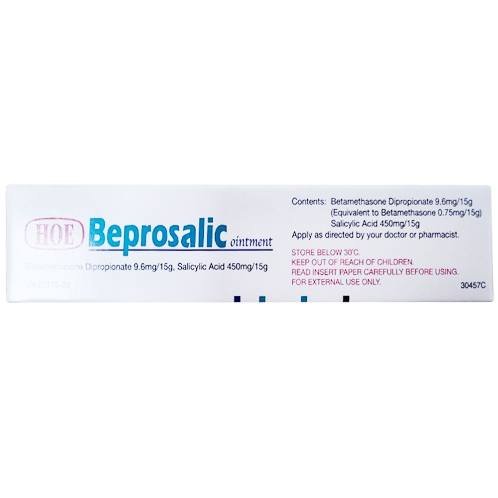 Hình ảnh Thuốc mỡ Beprosalic Ointment HOE Pharmaceuticals điều trị vảy nến, viêm da (15g)