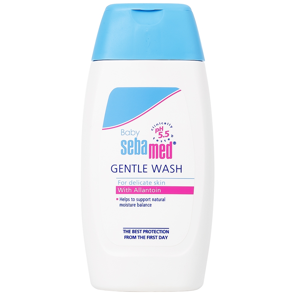Hình ảnh Sữa tắm gội dịu nhẹ toàn thân Baby Sebamed Gentle Wash pH5.5 giúp làm sạch bụi bẩn bám trên da bé (200ml)