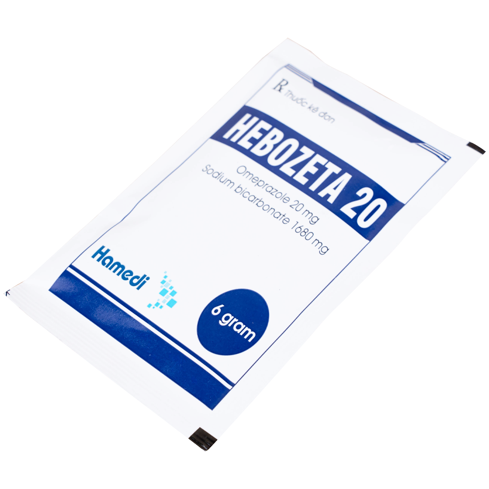 Hình ảnh Thuốc Hebozeta 20 Hamedi điều trị ngắn hạn loét tá tràng tiến triển (30 gói)