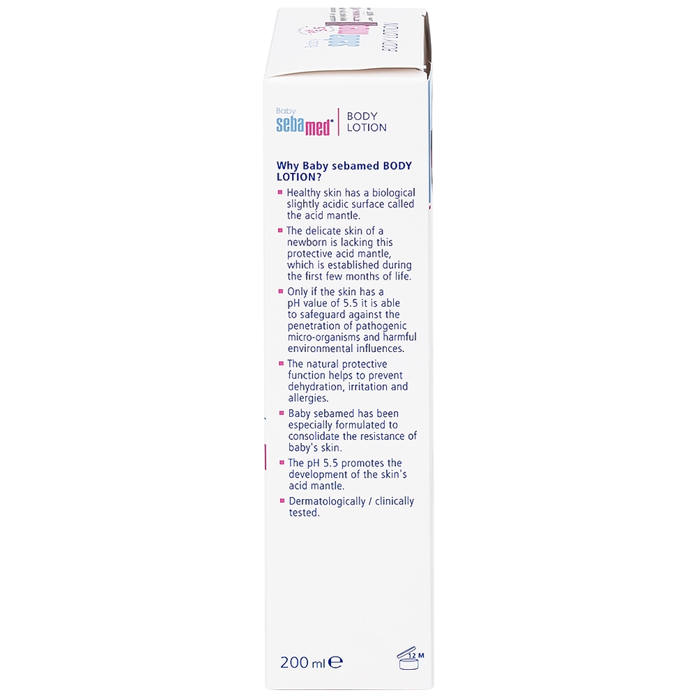 Hình ảnh Sữa dưỡng ẩm toàn thân cho bé Baby Sebamed Body Lotion ph 5.5 giúp da không bị khô ráp, dưỡng ẩm toàn thân (200ml)