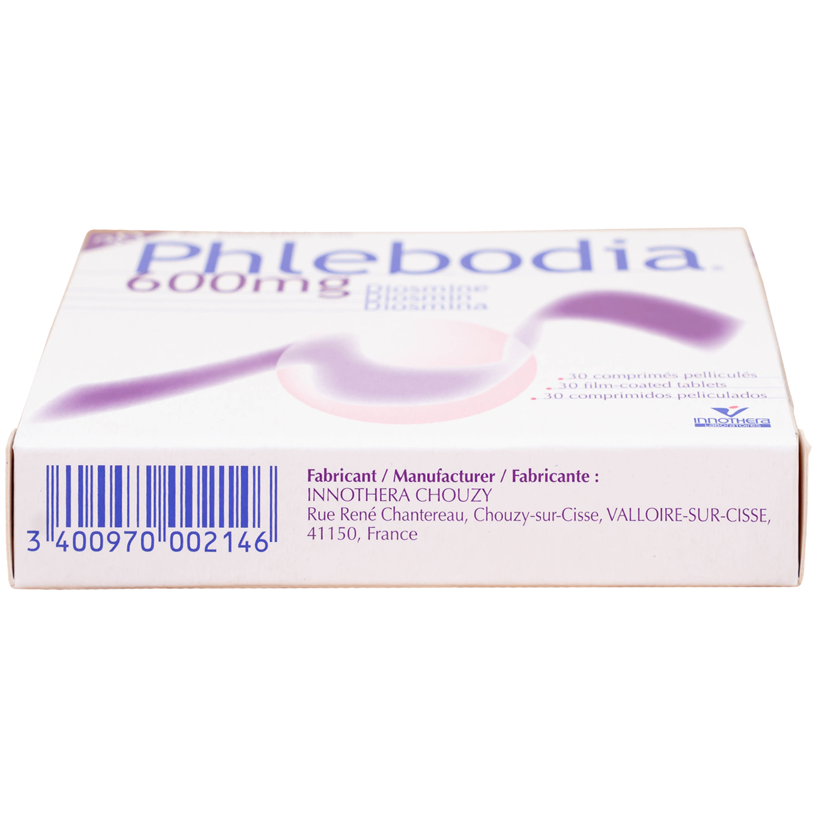 Hình ảnh Thuốc Phlebodia 600mg Innothera điều trị trĩ cấp tính, suy tuần hoàn (2 vỉ x 15 viên)