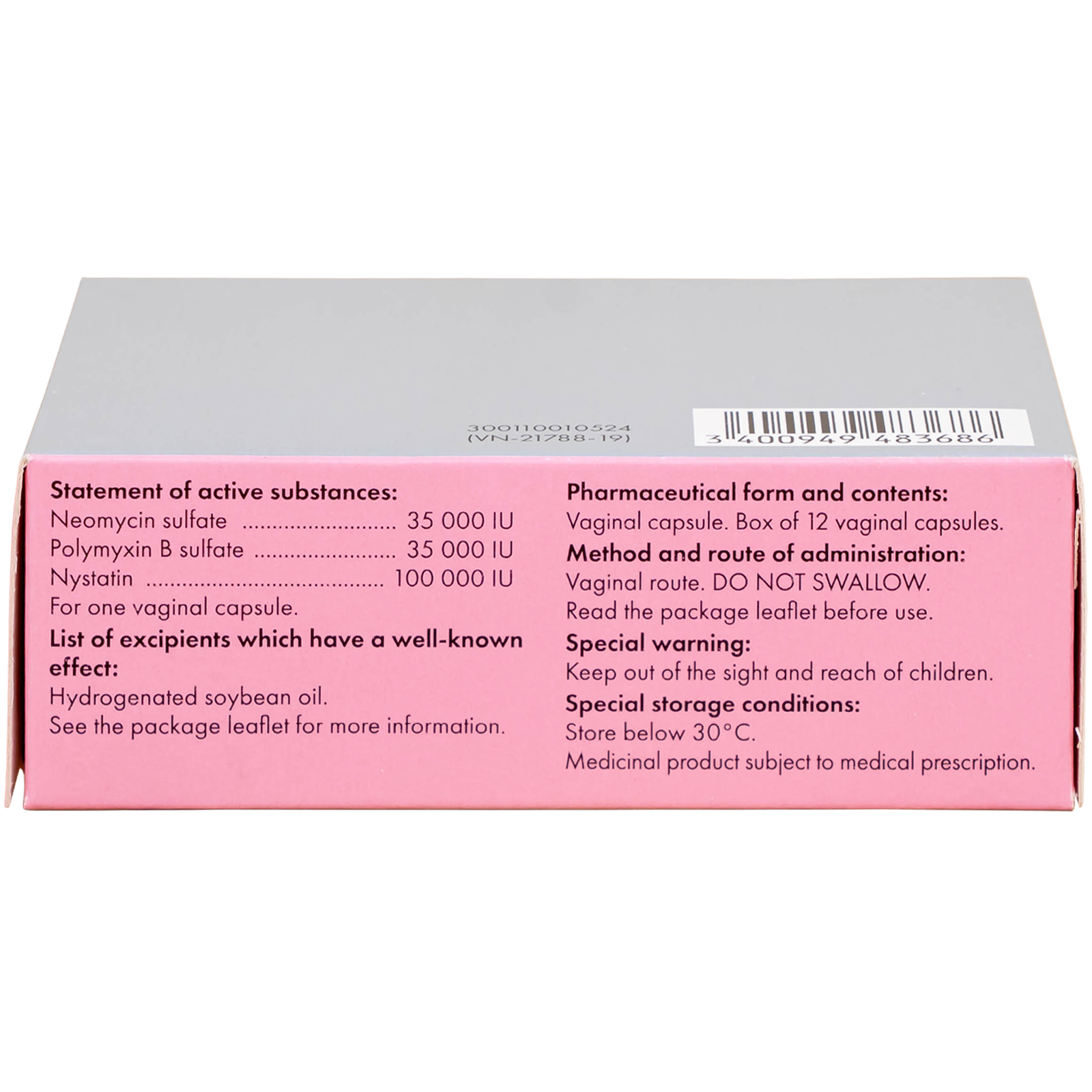 Hình ảnh Viên đặt âm đạo Polygynax Innothera Chouzy điều trị viêm âm đạo, âm hộ - âm đạo (2 vỉ x 6 viên)