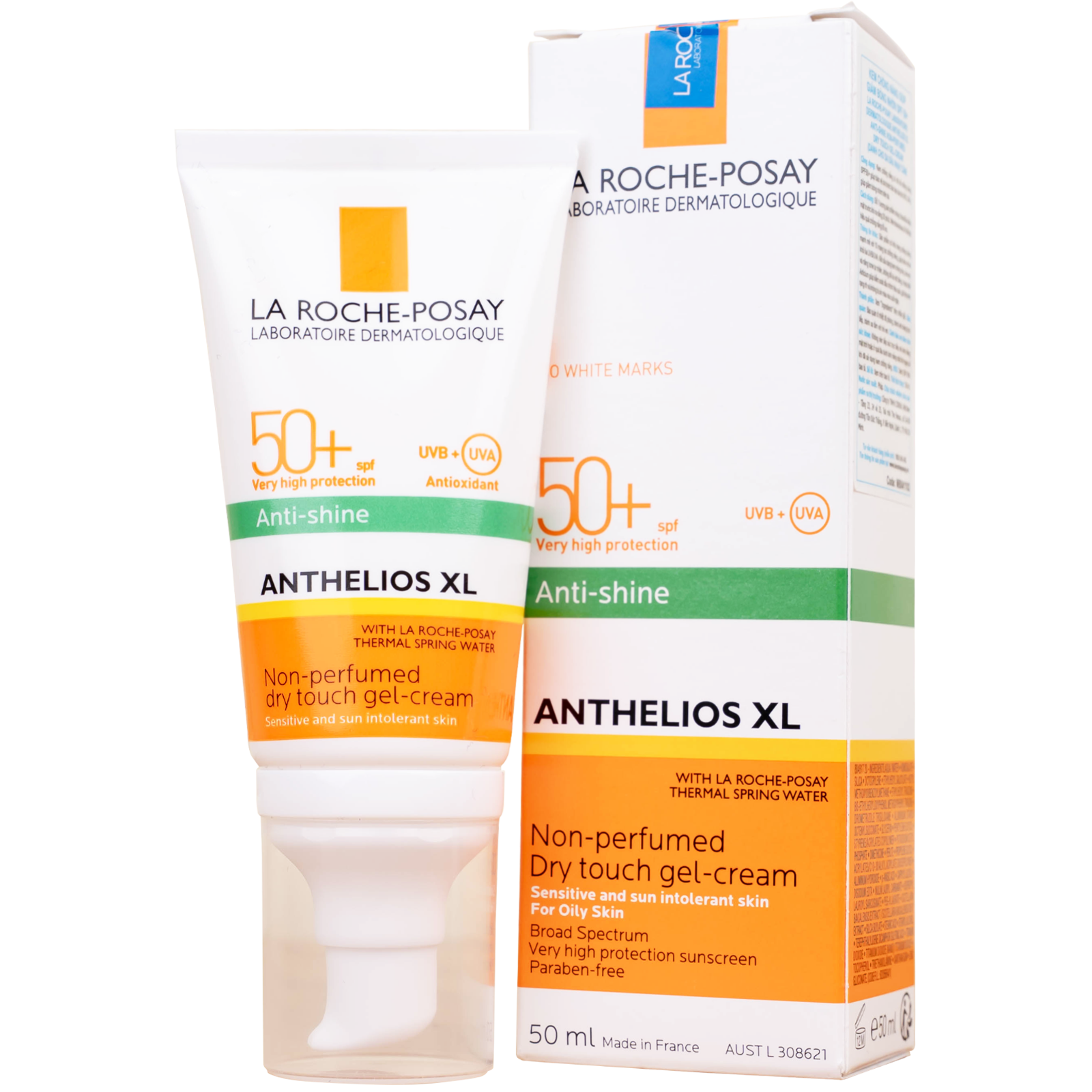 Hình ảnh Kem chống nắng giảm bóng nhờn La Roche-posay Laboratoire Dermatologique Anthelios Xl Anti-shine Non-perfumed Dry Touch Gel-cream SPF 50+ PA++++ 50ml