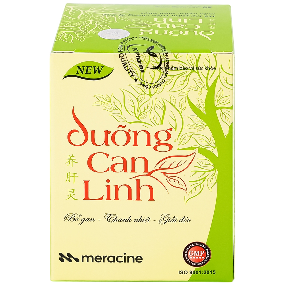 Hình ảnh Viên uống Dưỡng Can Linh Meracine bổ gan, tăng cường bảo vệ gan (40 viên)