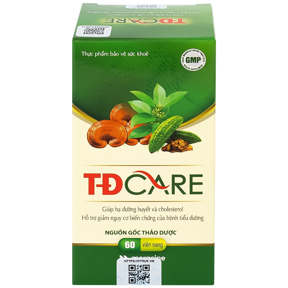 Hình ảnh Viên uống TĐCare Meracine giúp hạ đường huyết và cholesterol (60 viên) 