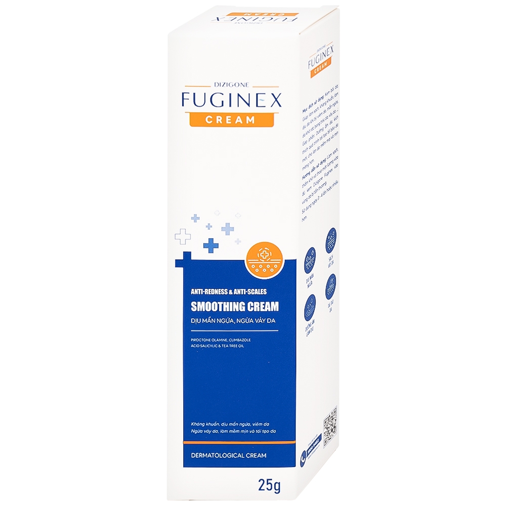 Hình ảnh Kem bôi Fuginex Cream Dizigone 25g Terrapharm giúp làm sạch, kháng khuẩn, làm dịu da