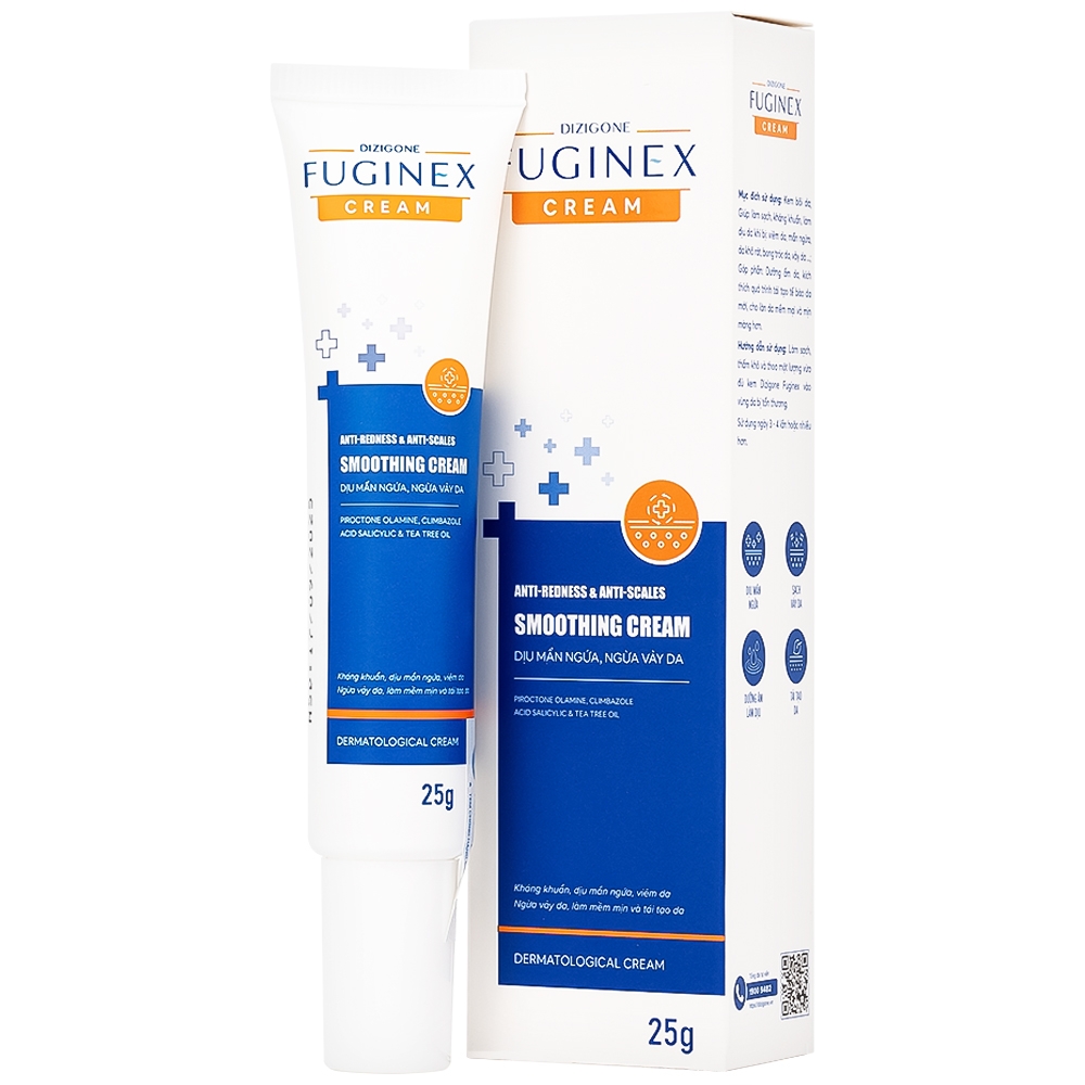 Hình ảnh Kem bôi Fuginex Cream Dizigone 25g Terrapharm giúp làm sạch, kháng khuẩn, làm dịu da