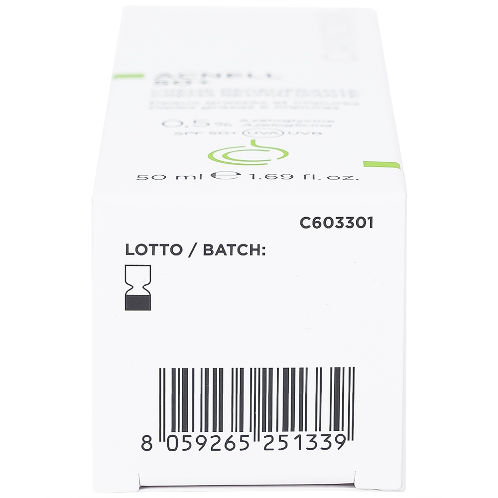 Hình ảnh Kem ngừa mụn ban ngày Canova Acnell 50+ giúp chăm sóc và dưỡng ẩm cho da bị mụn, da kích ứng và da nhạy cảm (50ml)
