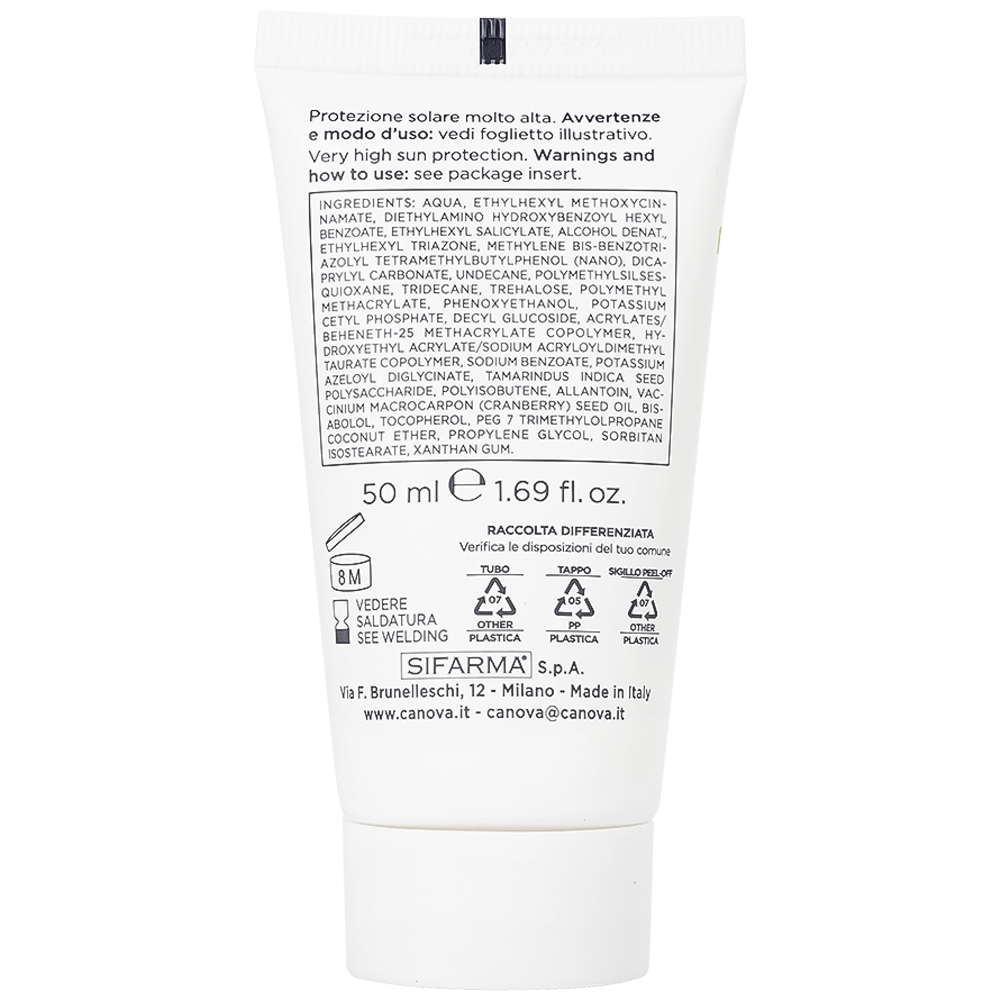 Hình ảnh Kem ngừa mụn ban ngày Canova Acnell 50+ giúp chăm sóc và dưỡng ẩm cho da bị mụn, da kích ứng và da nhạy cảm (50ml)